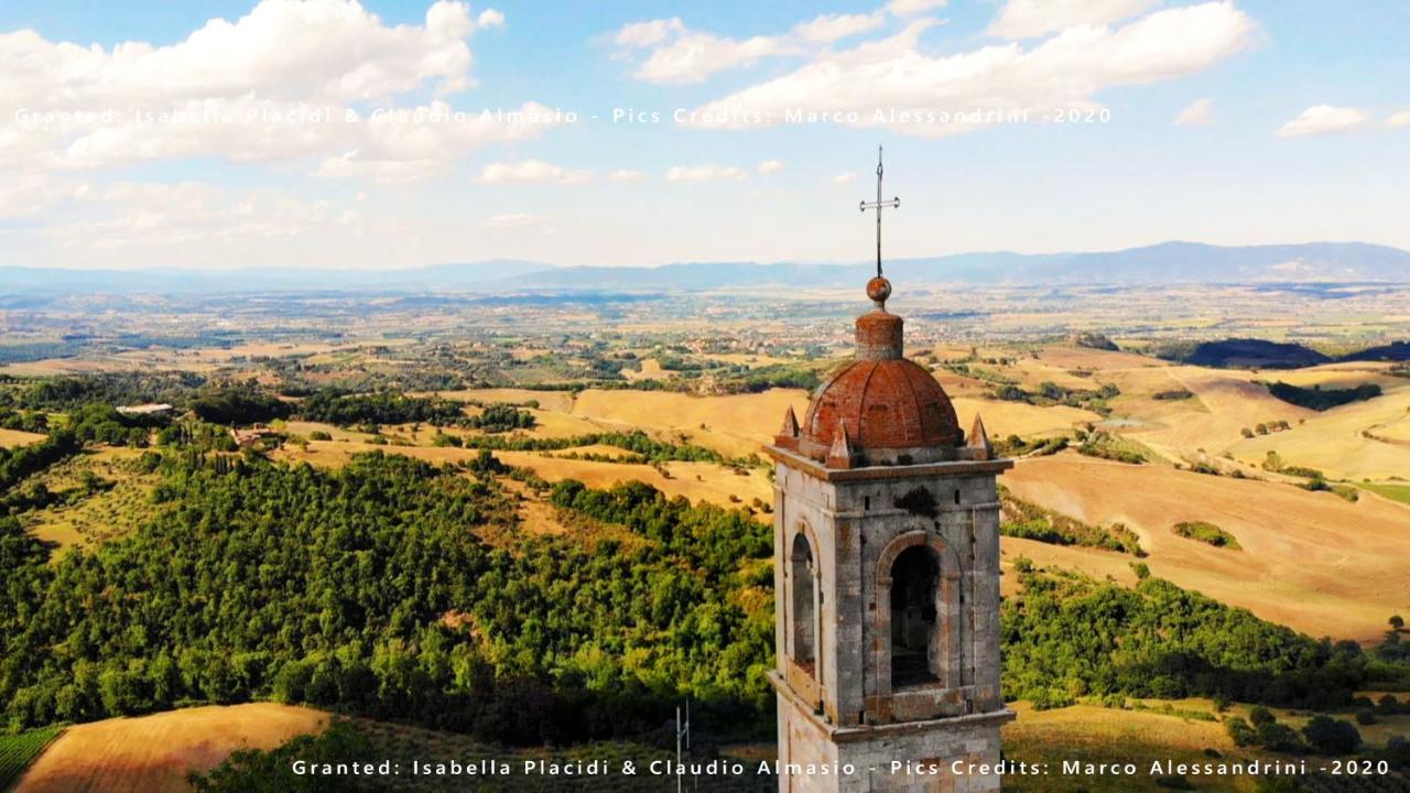 B&B Il Glicine Montefollonico Bagian luar foto